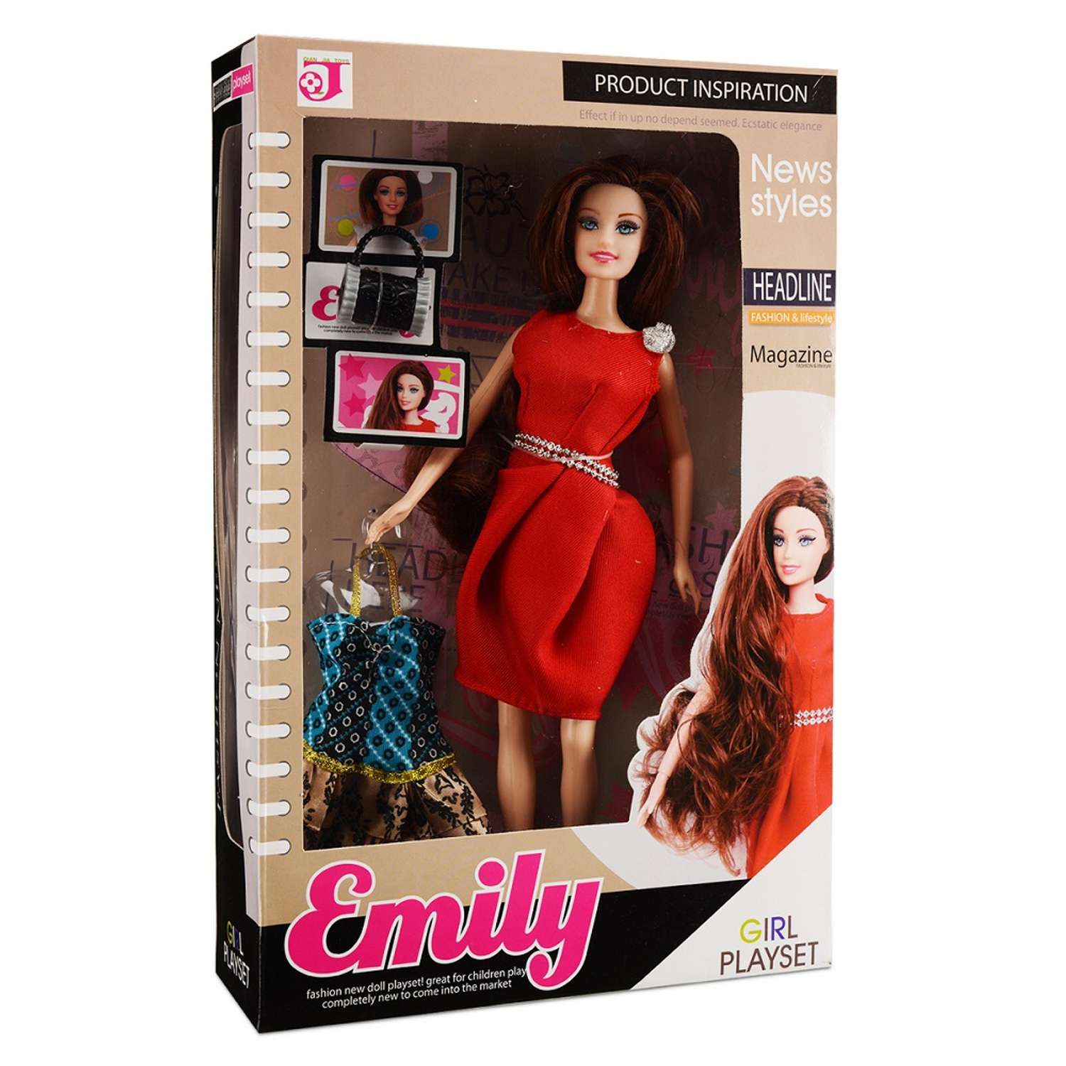 Кукла Happy Family Леди в красном HP1110853 - фото 5