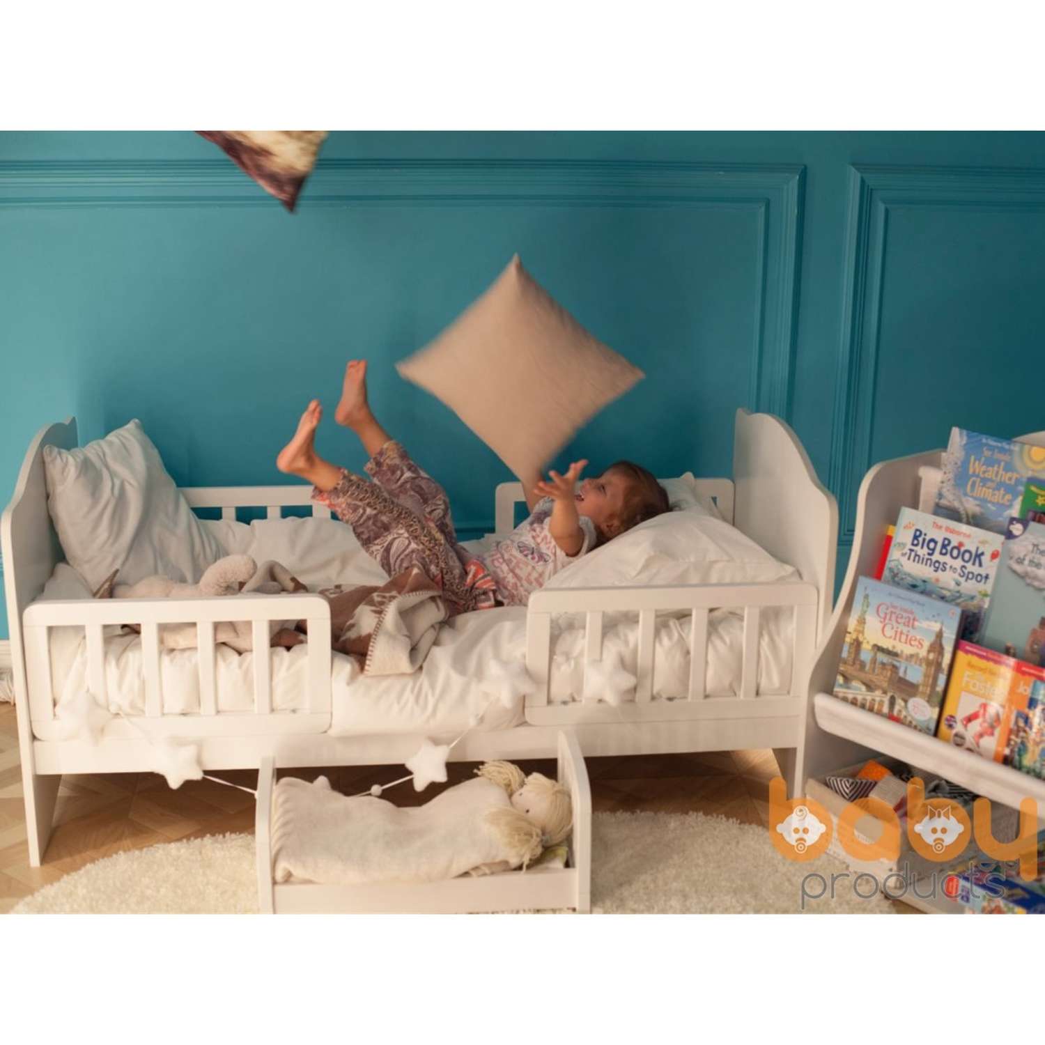 Кровать Sima-Land детская Классика спальное место 1400х700 мм цвет белый - фото 2