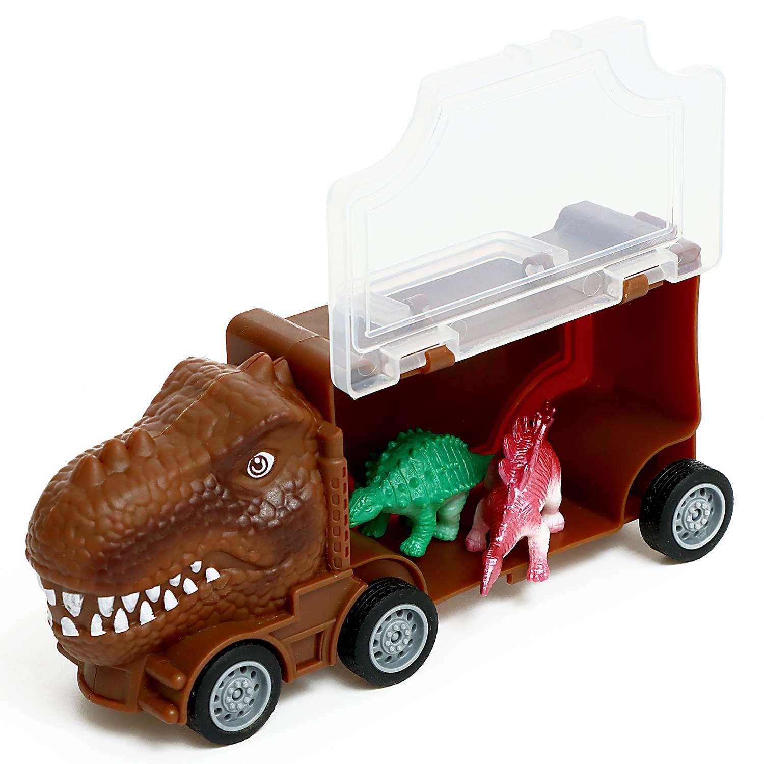 Игровой набор Sima-Land DINO в комплекте 2 грузовика и динозавры 9577526 - фото 5