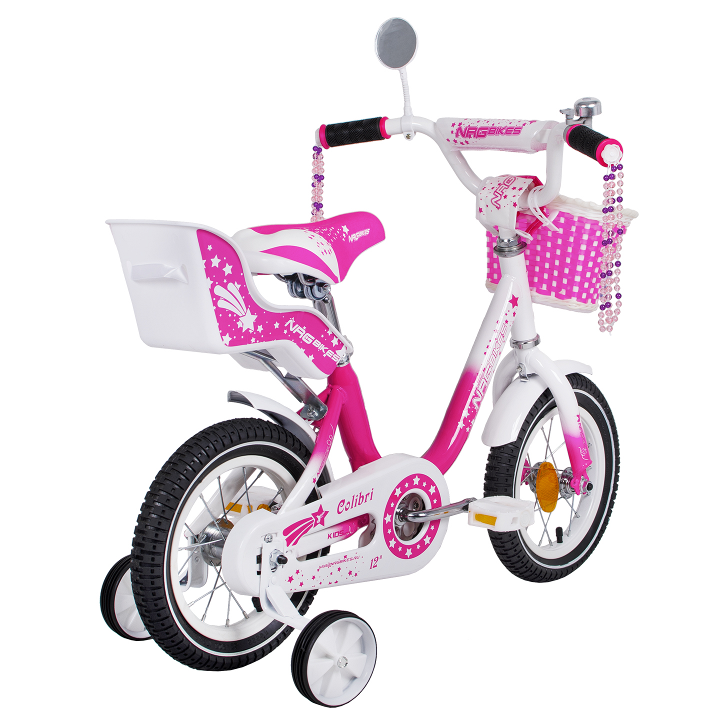 Велосипед NRG BIKES Colibri 12 pink-white - фото 17