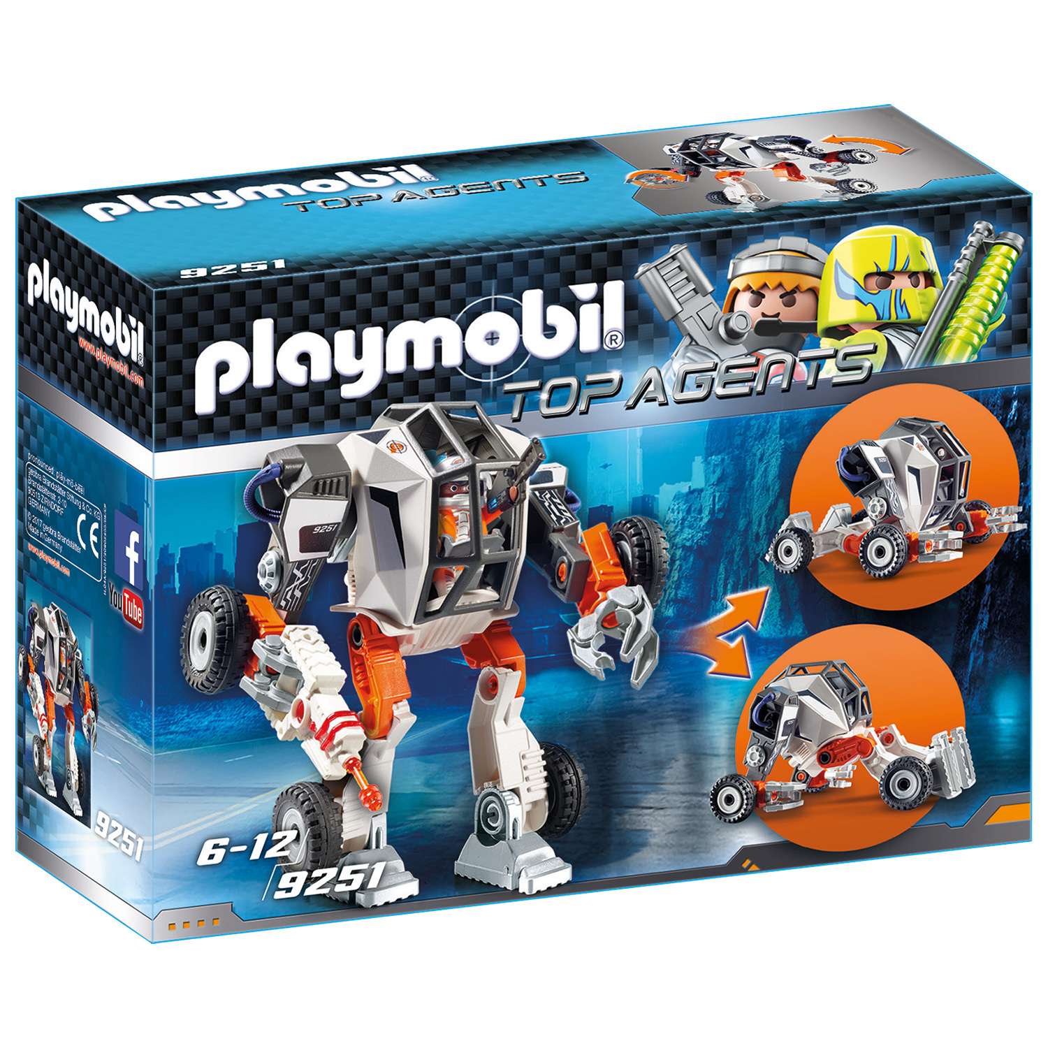 Конструктор Playmobil Робот агента 9251pm - фото 1