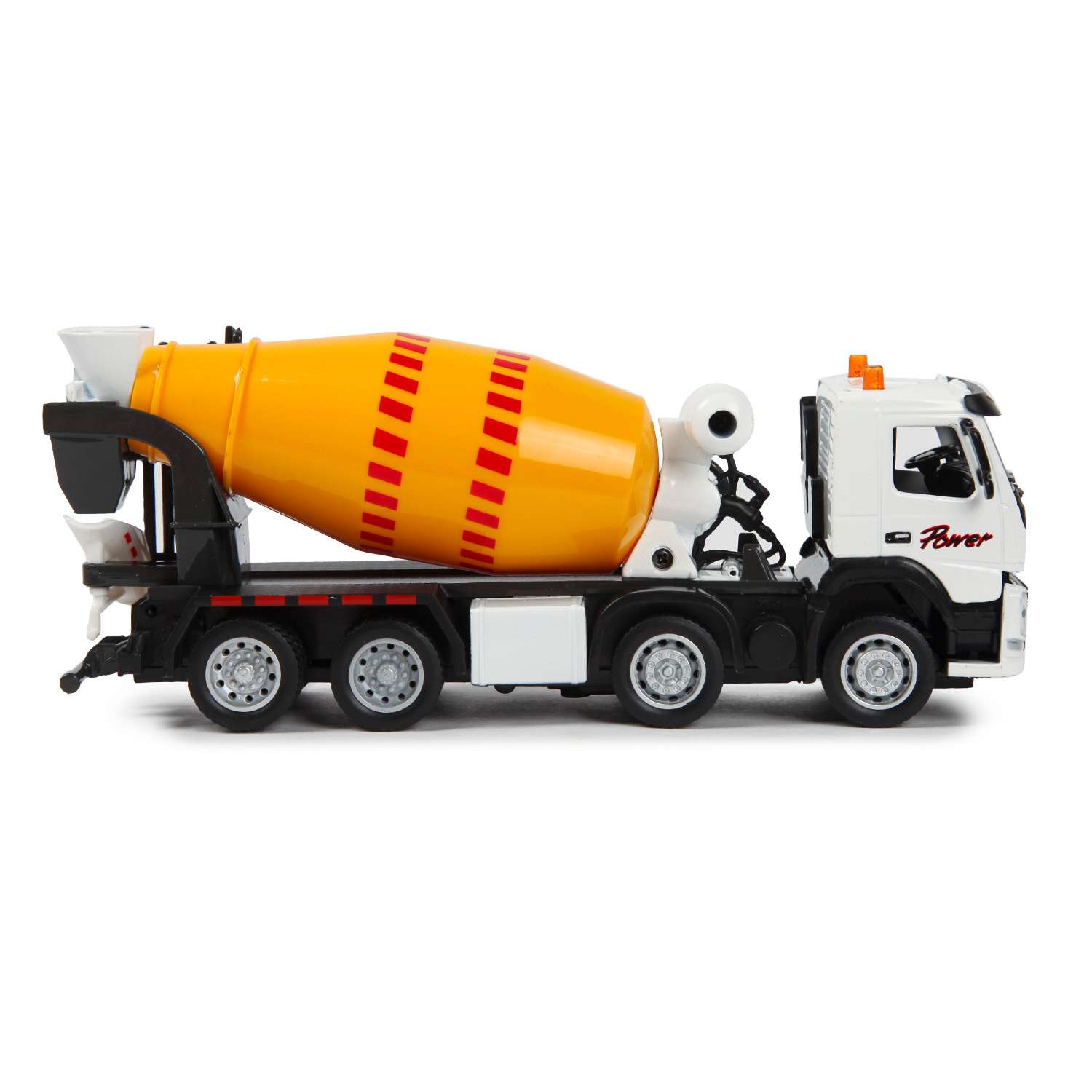 Машина MSZ 1:50 Volvo Cement Mixer Truck Желтая 68383 68383 - фото 4