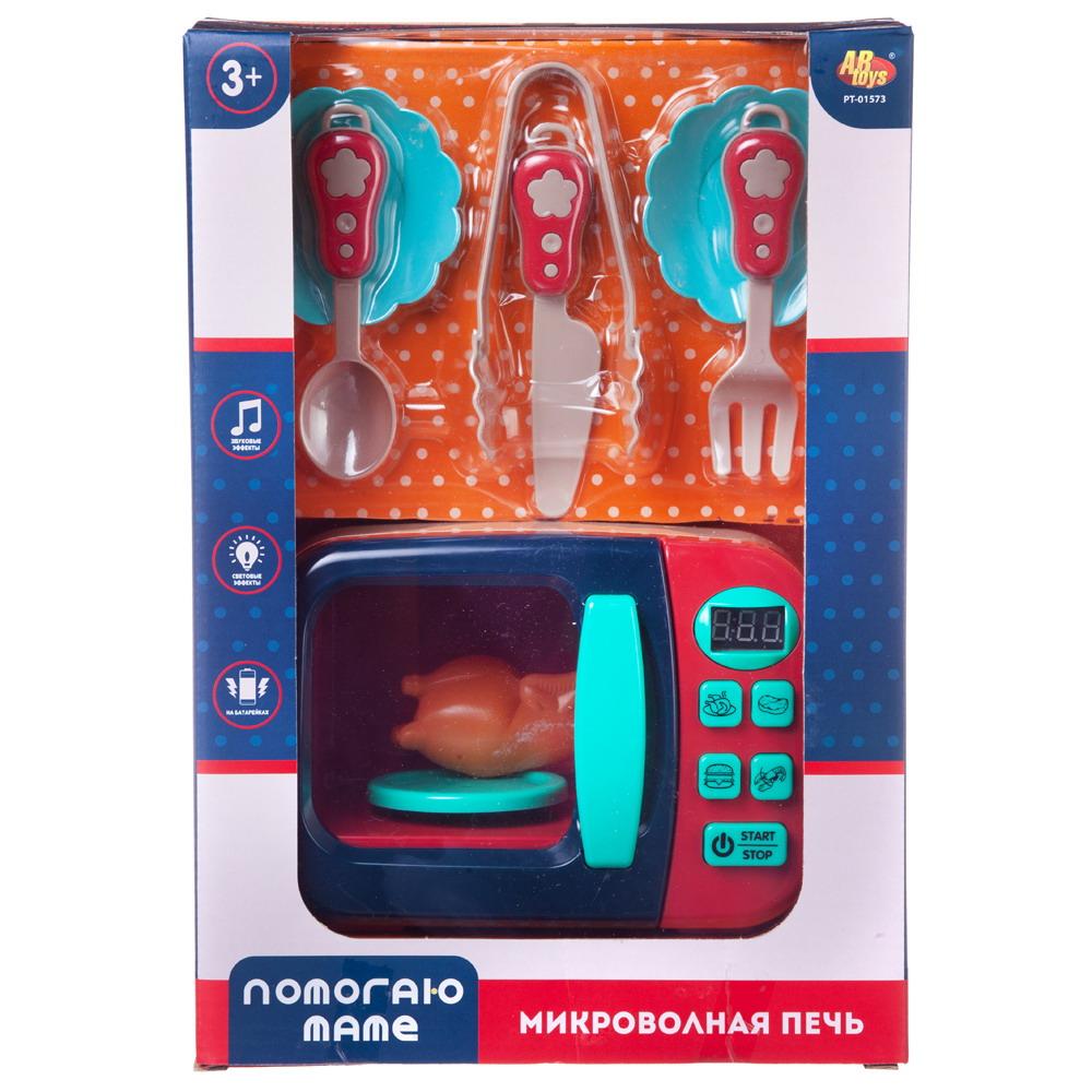 Микроволновая печь игрушечная Abtoys на батарейках - фото 1