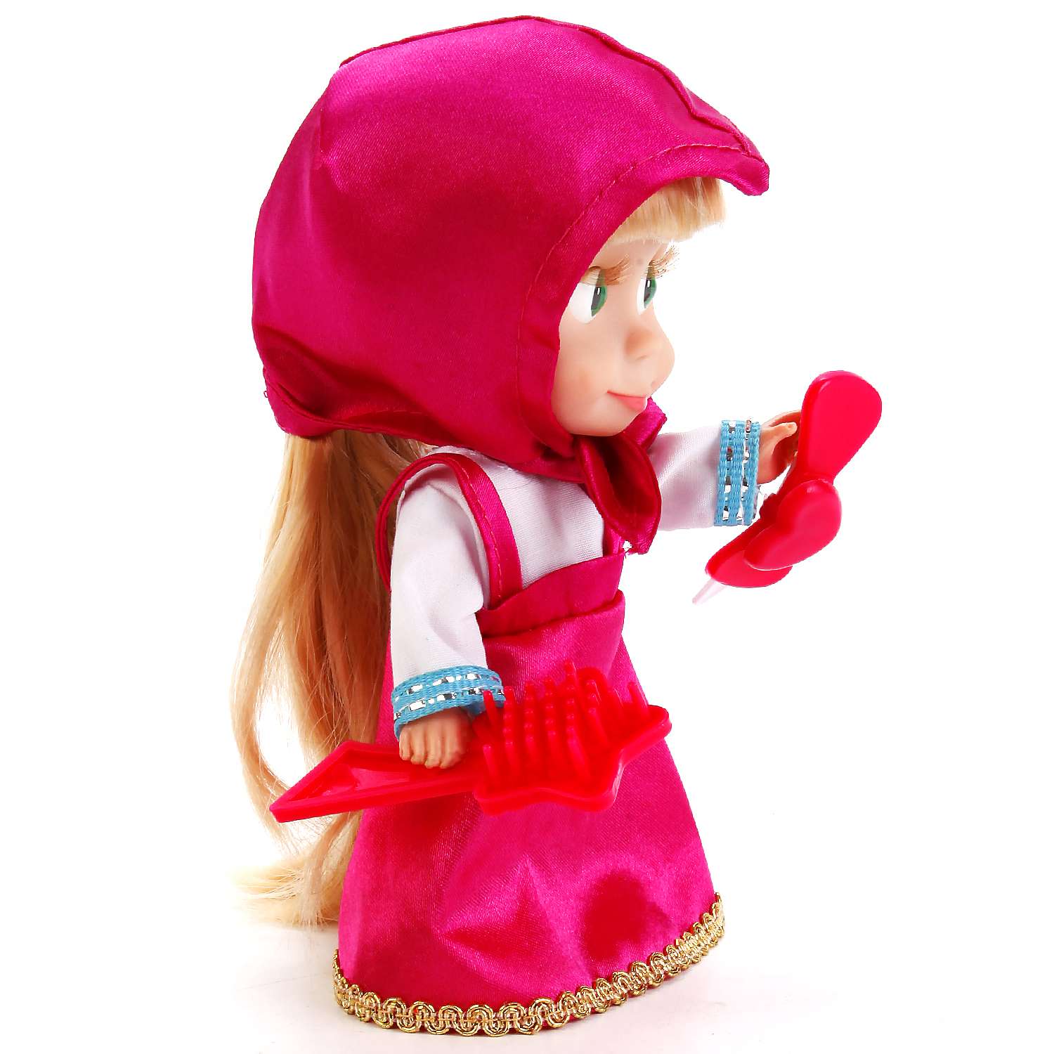 Кукла Карапуз Маша с аксессуарами 15 см 210095 - фото 6