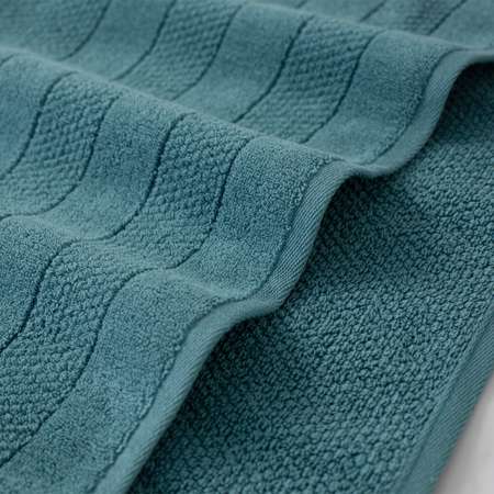 Набор полотенец Verossa Milano цвет Темно-бирюзовый 2 предмета 70x140 см и 50x90 см