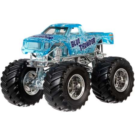 Машина Hot Wheels Monster Jam 1:64 Синий гром FLW85