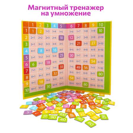 Развивающая магнитная игра Бигр Таблица умножения УД101