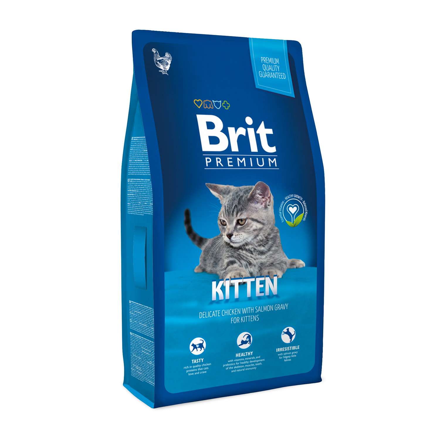Корм для котят Brit Premium 8кг курица в лососевом соусе - фото 1
