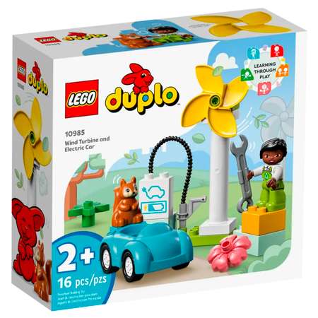 Конструктор LEGO Duplo Ветряная турбина и электромобиль 10985