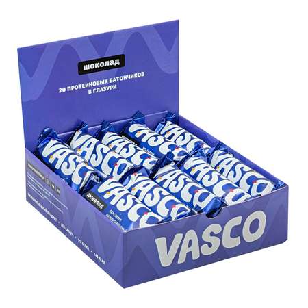 Батончик Vasco низкоуглеводный шоколад 40г