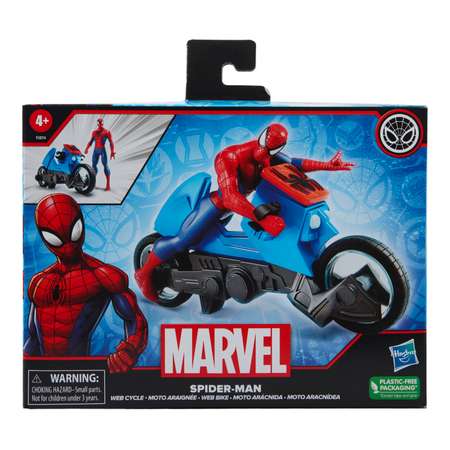 Фигурка Hasbro Spider-man на мотоцикле F50745L0