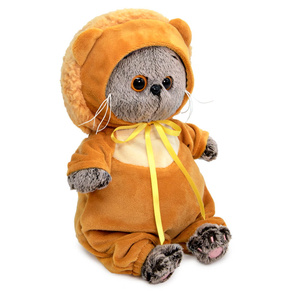 Мягкая игрушка BUDI BASA Кот Басик BABY в костюмчике Львенок 20 см - фото 2