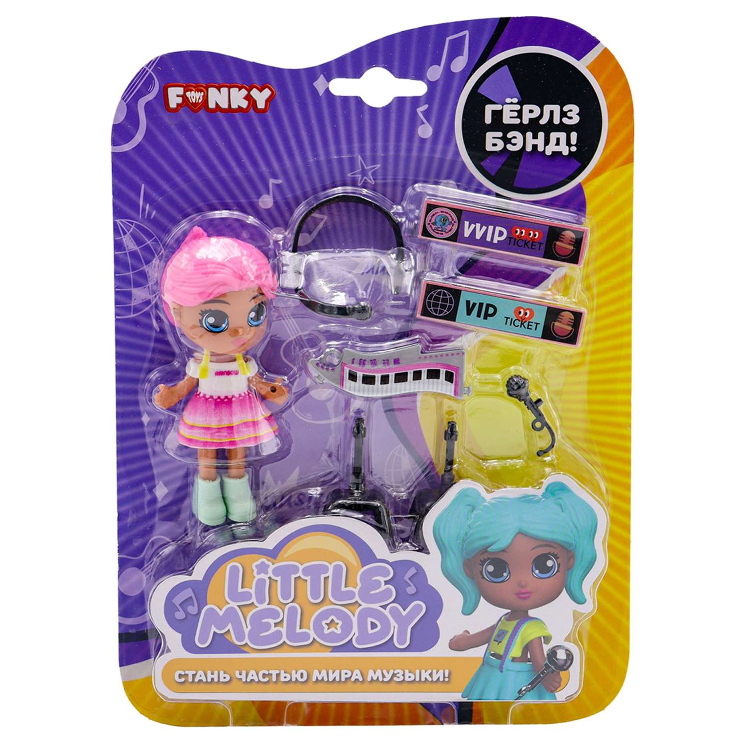 Набор игровой Funky Toys Кукла с музыкальными аксессуарами в ассортименте FTk0081441 FTk0081441 - фото 2