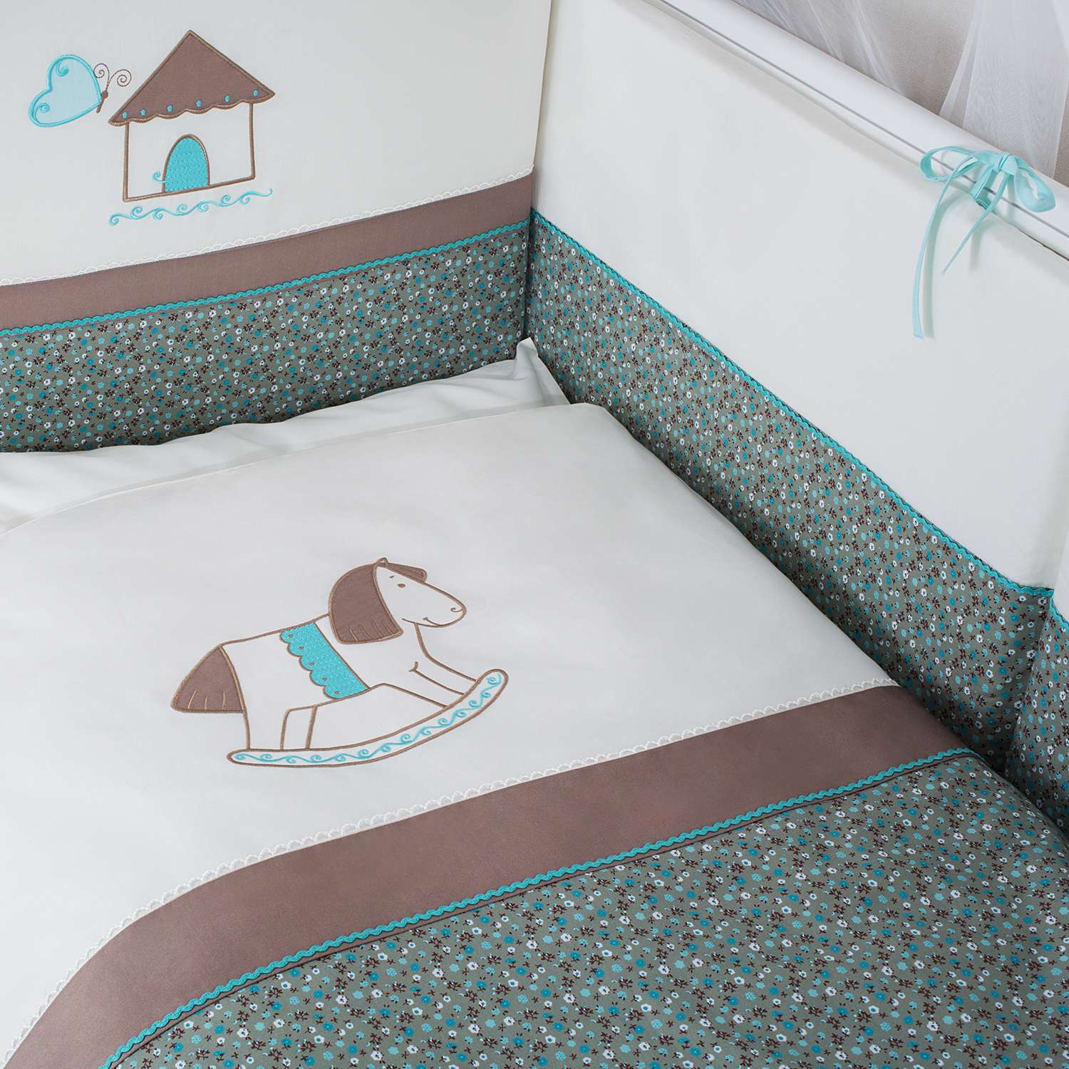 Комплект постельного белья Perina ЖИЛА-БЫЛА ЛОШАДКА для детей, 6 предметов - фото 4