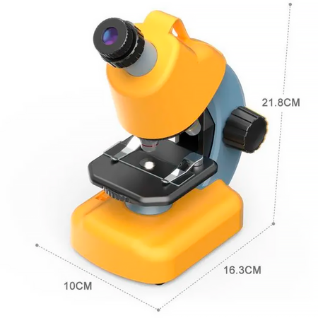 Детский микроскоп Story Game 1100A-1/желтый