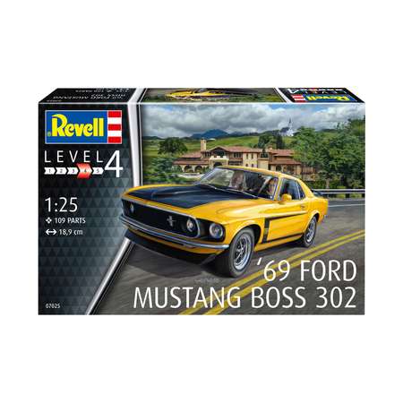 Сборная модель Revell Автомобиль 1969 Boss 302 Mustang