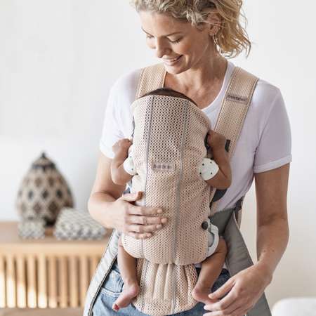 Переноска для детей BabyBjorn Mini 3D Mesh Розовый