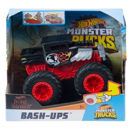 Машина Hot Wheels Monster Trucks Бэш Апс Боун Шейкер GCF95