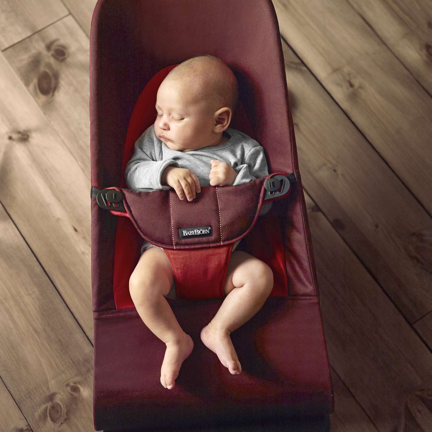 Кресло-шезлонг BabyBjorn Balance Soft Терракотовый-Оранжевый 50.24 - фото 4