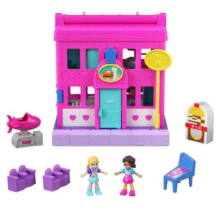 Набор игровой POLLY POCKET Полливиль станция Закусочная GGC30