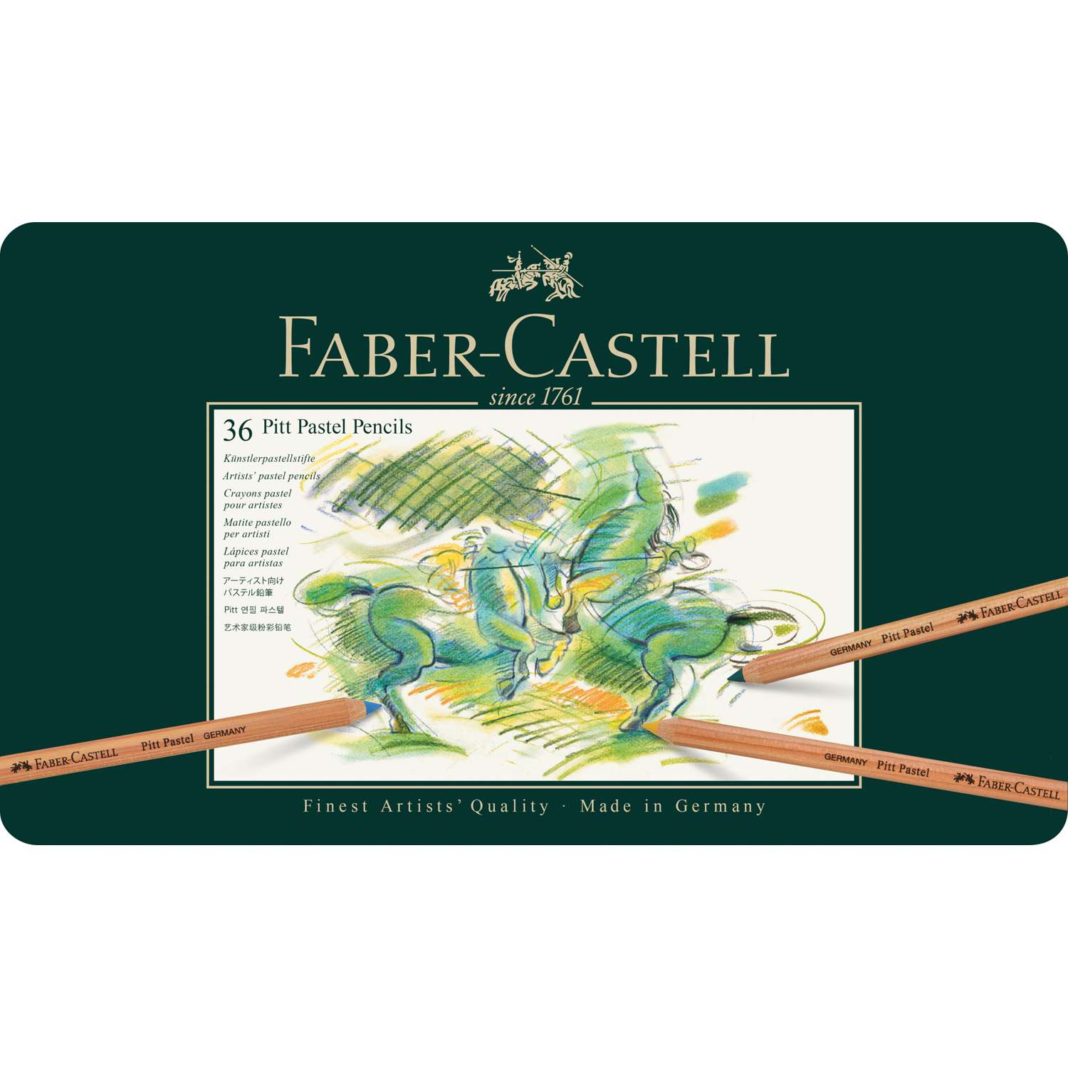 Пастельные карандаши FABER CASTELL Pitt Pastel 36 цветов - фото 1