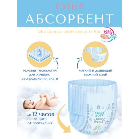 Подгузники Kiddy Soft 24 шт. NB