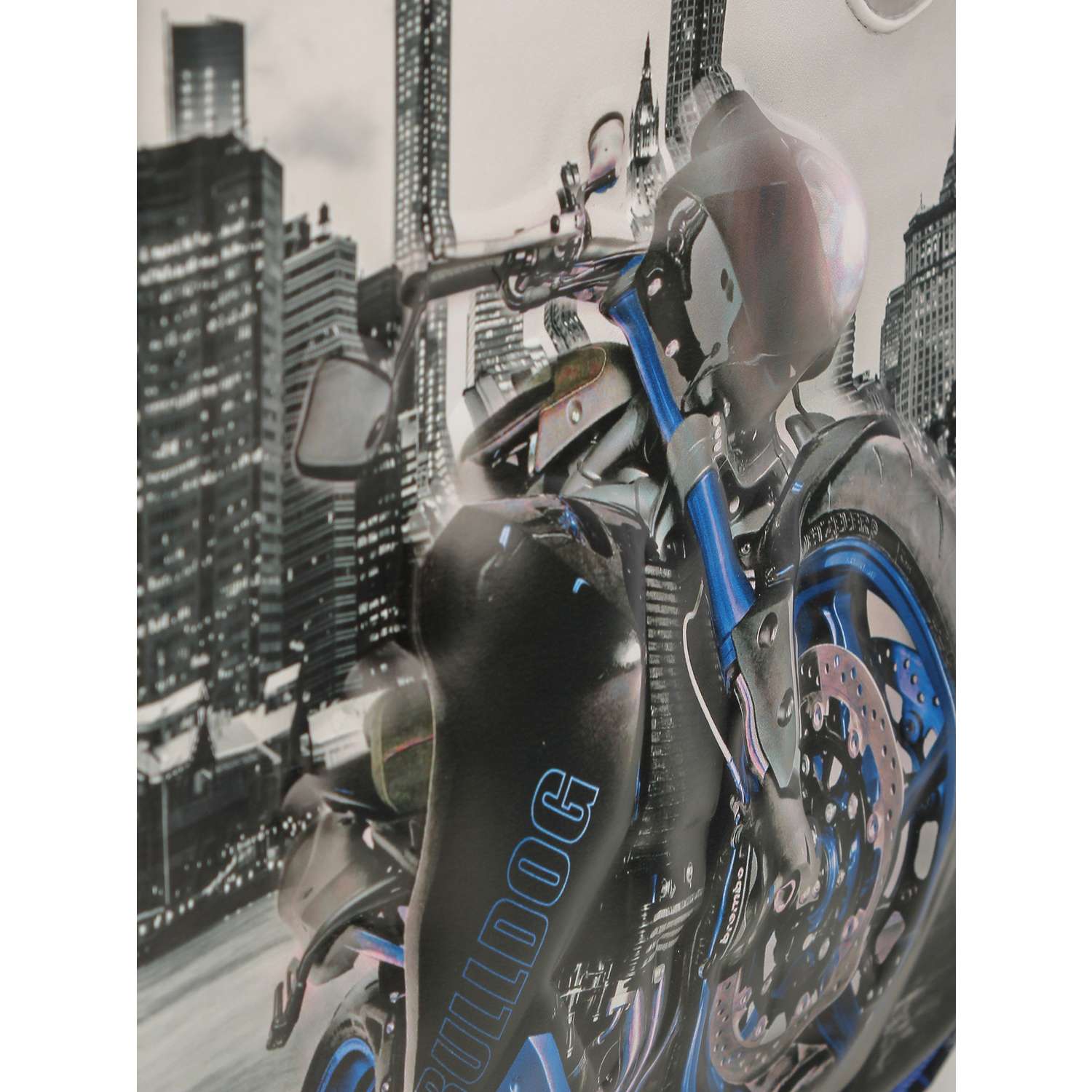 Рюкзак школьный с пеналом Little Mania Мотоциклы синий - фото 5