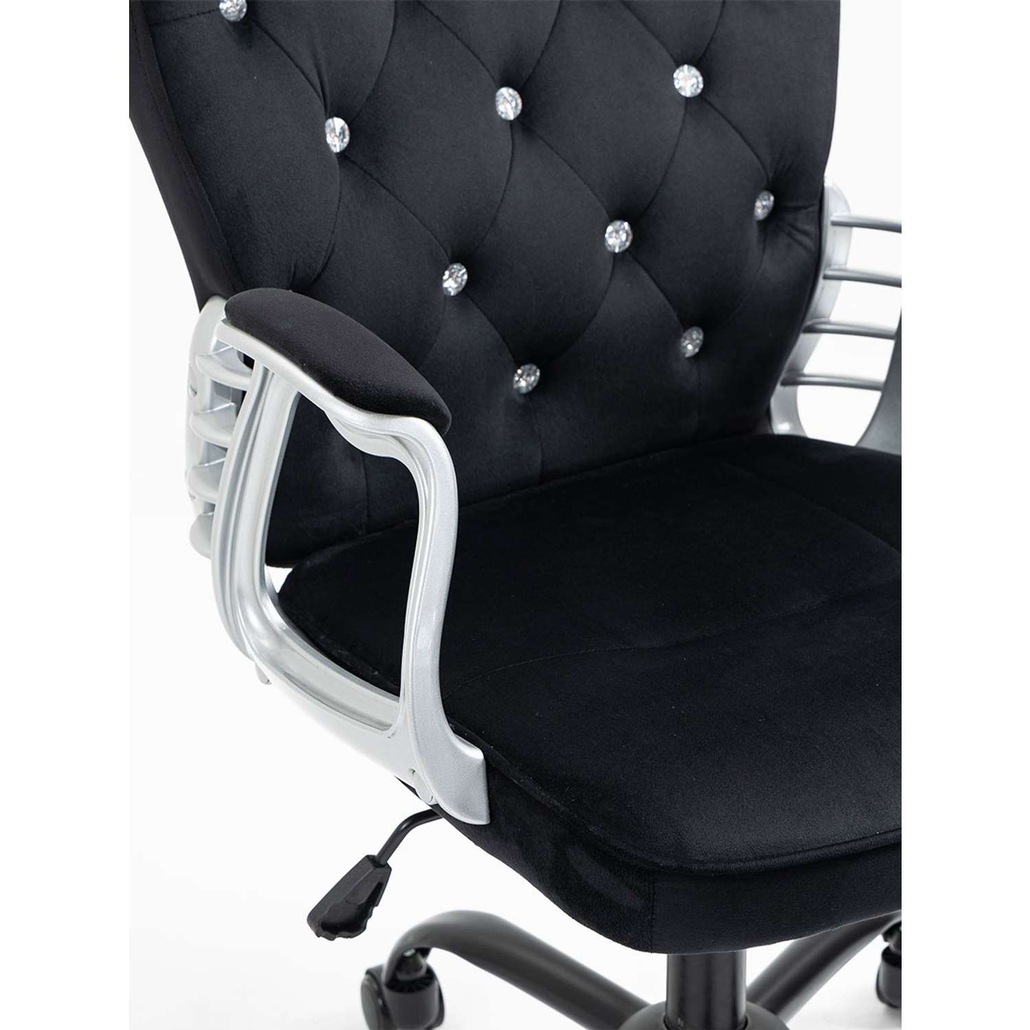 Детское компьютерное кресло SOKOLTEC велюр со стразами - фото 6