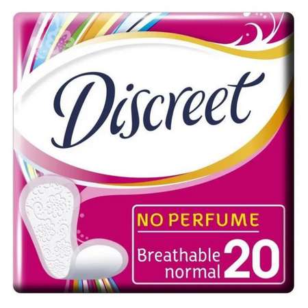 Ежедневные прокладки Discreet Normal Plus розовые 20шт