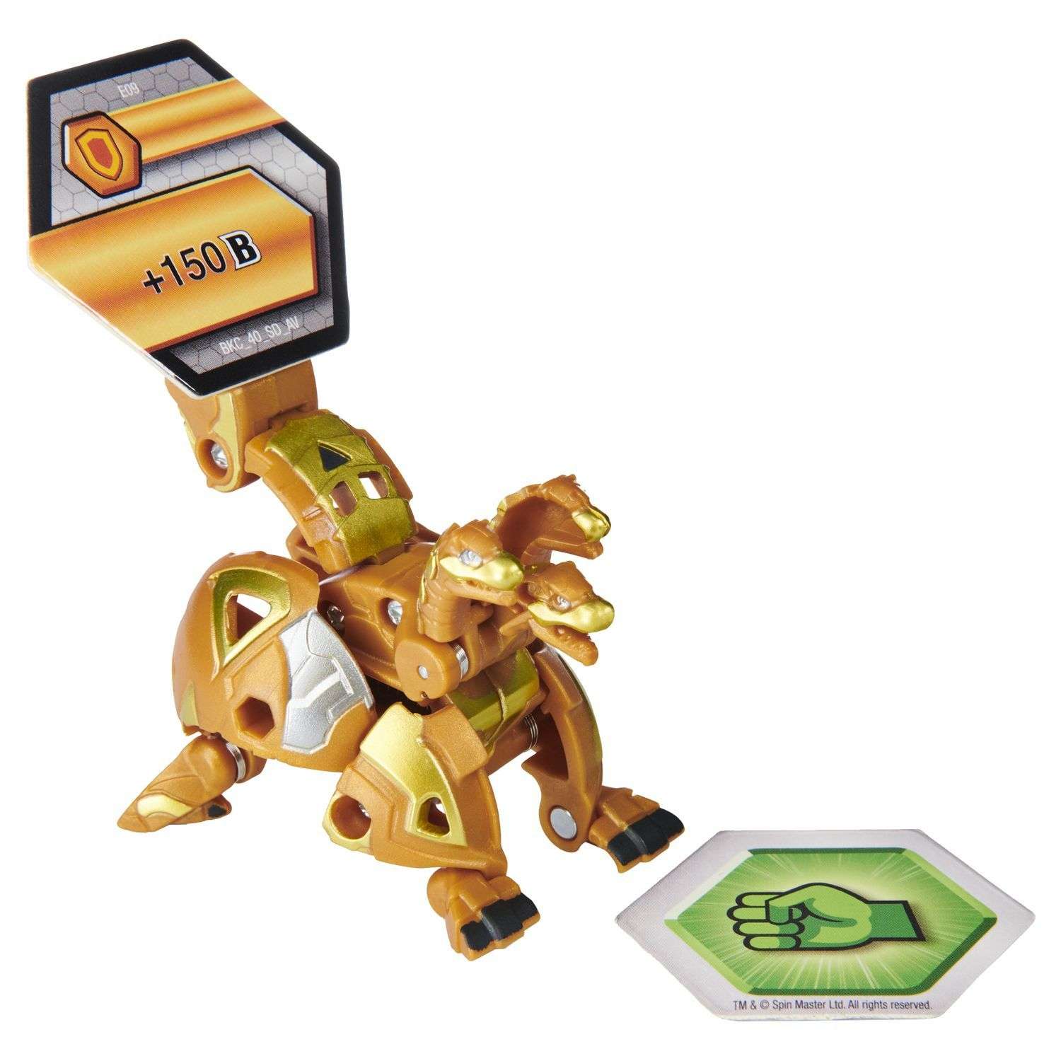 Фигурка-трансформер Bakugan S2 Ультра HowlkorGold 6055885/20124298 - фото 3