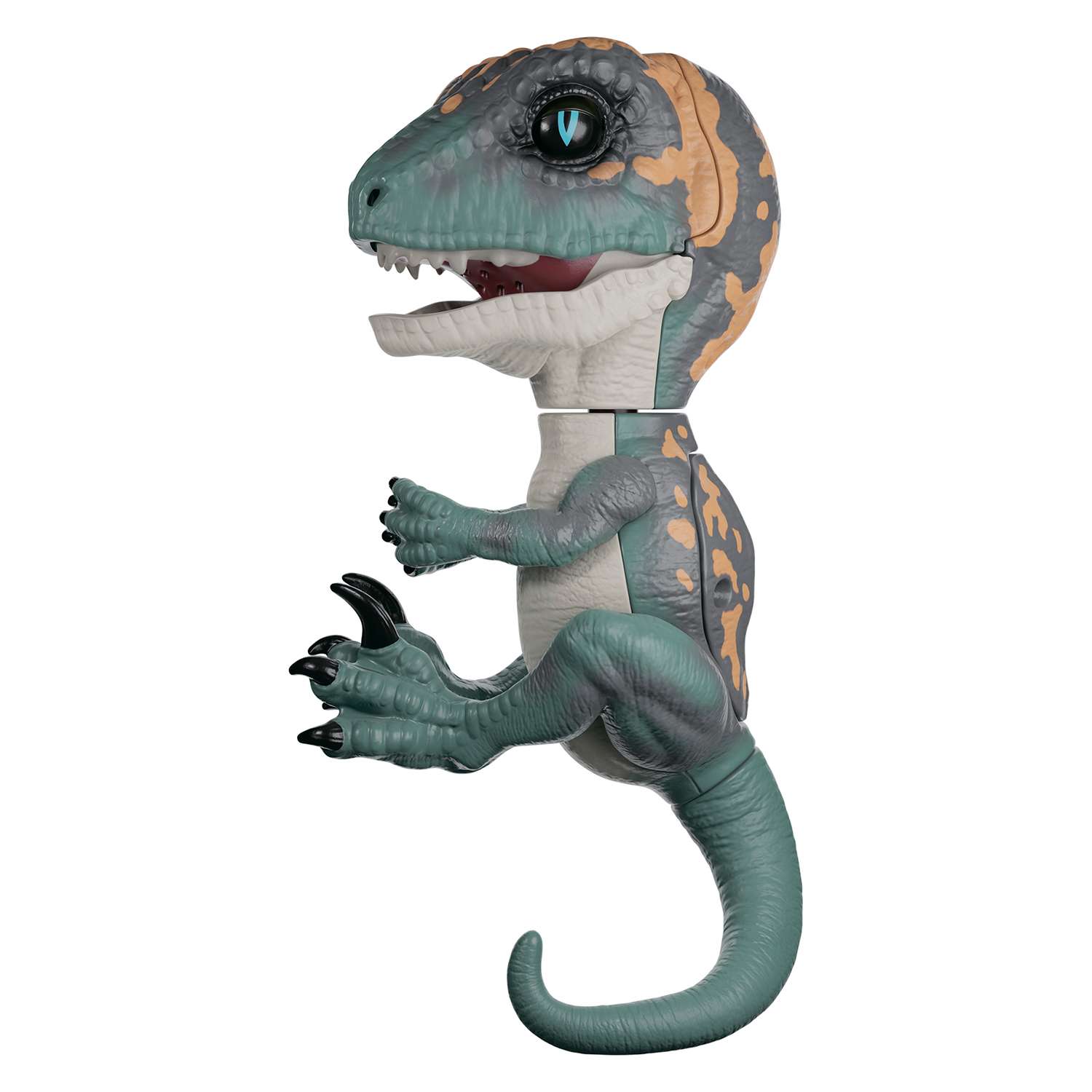 Динозавр Fingerlings Untamed интерактивный Dino Темно-зеленый с бежевым 3783 - фото 1