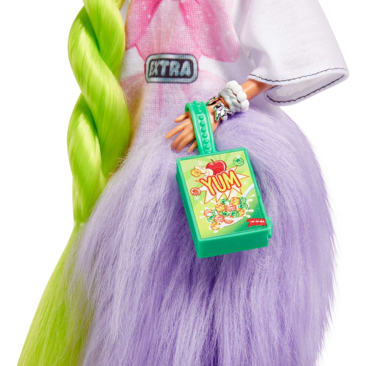 Кукла Barbie Экстра с зелеными неоновыми волосами HDJ44 HDJ44 - фото 8