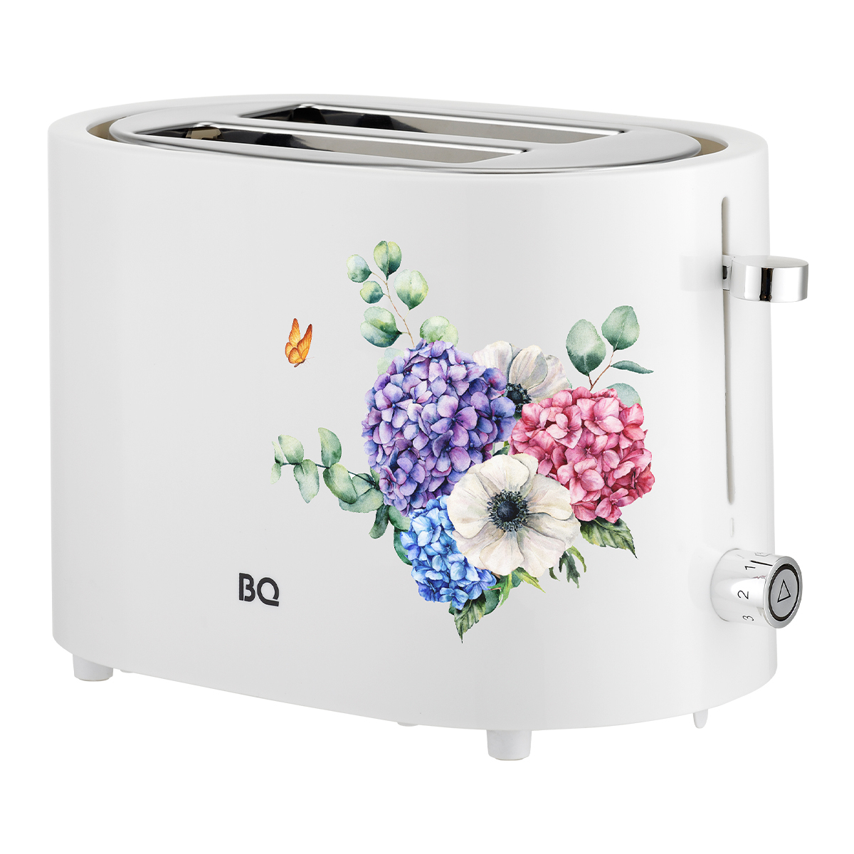 Тостер BQ T1003 WHITE FLOWERS - фото 1