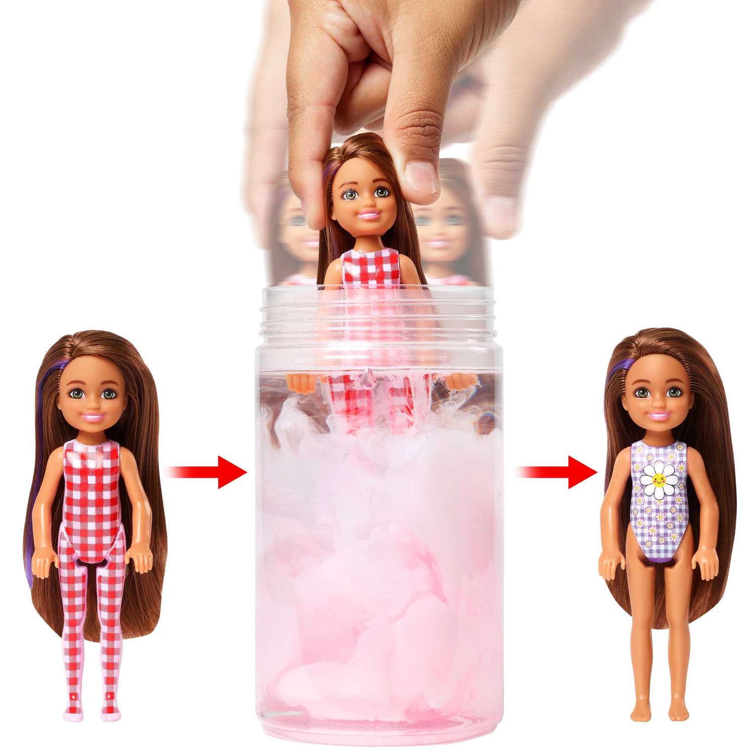 Кукла Barbie Color Reveal Челси пикник в непрозрачной упаковке (Сюрприз) HKT81 - фото 2