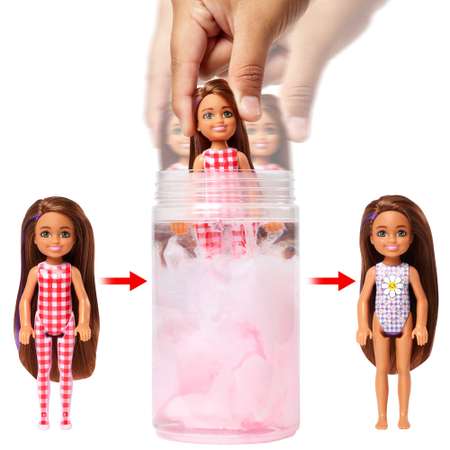 Кукла Barbie Color Reveal Челси пикник в непрозрачной упаковке (Сюрприз)