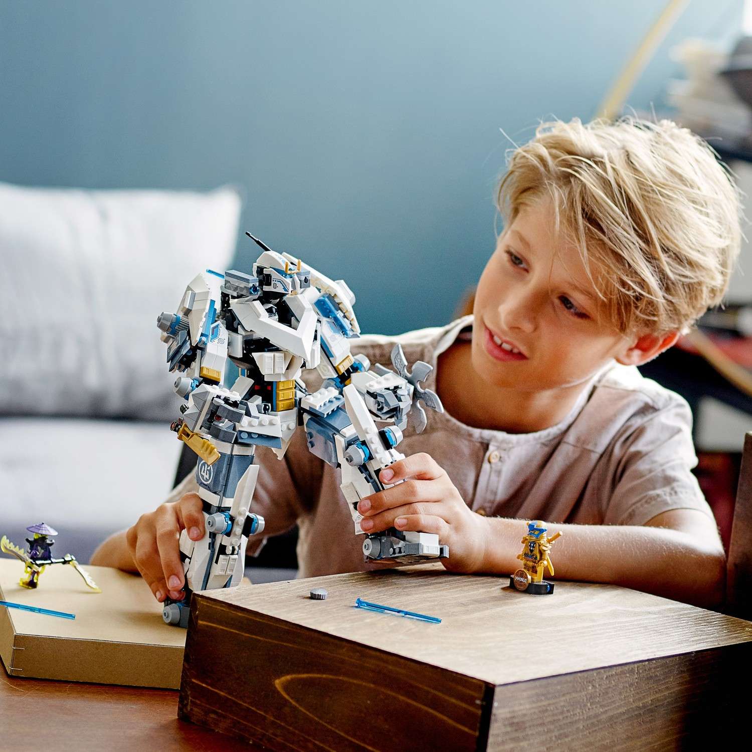 Конструктор LEGO Ninjago Битва с роботом Зейна 71738 - фото 9