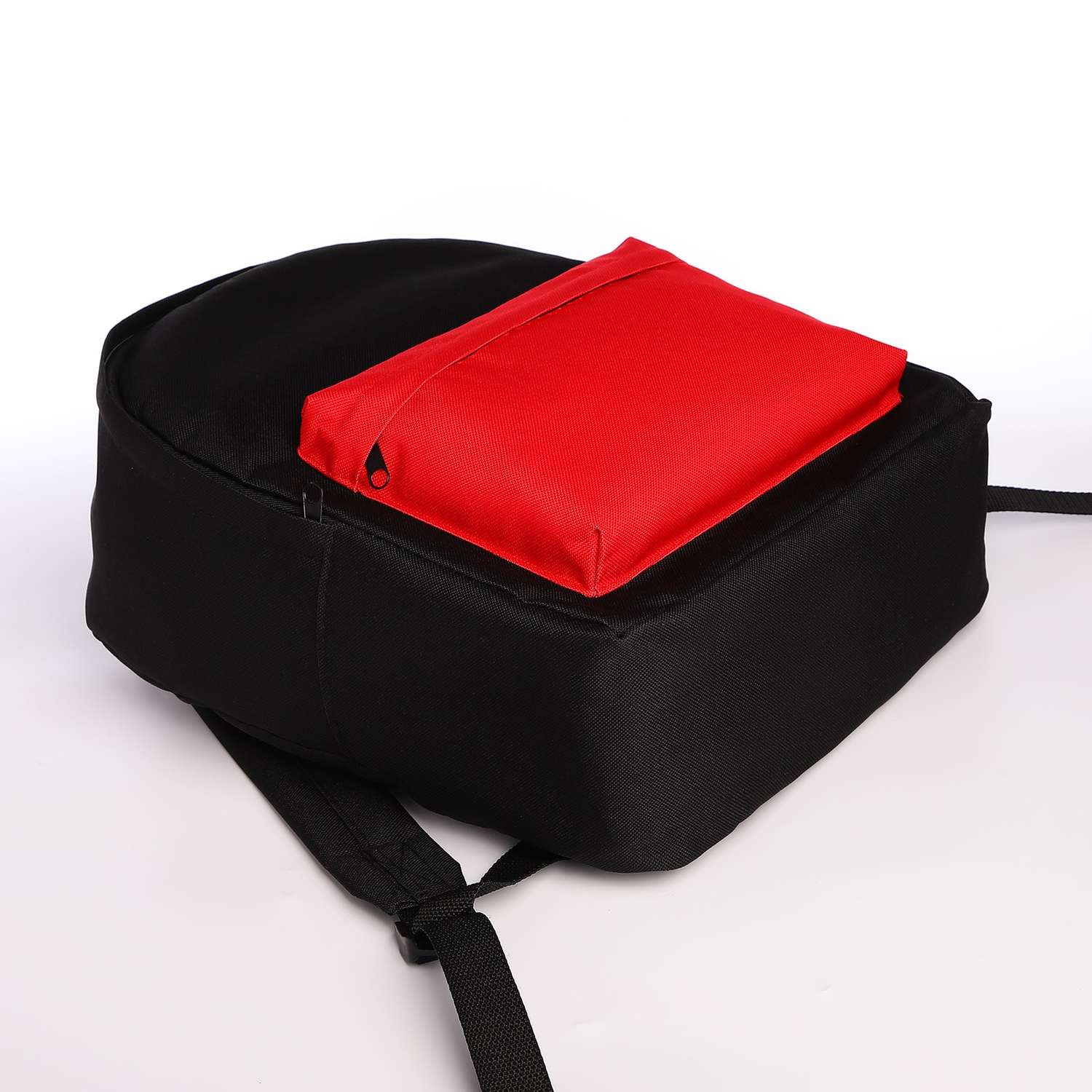 Спортивный рюкзак Sima-Land 20 литров цвет чёрный/красный - фото 3