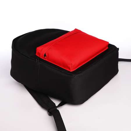 Спортивный рюкзак Sima-Land 20 литров цвет чёрный/красный