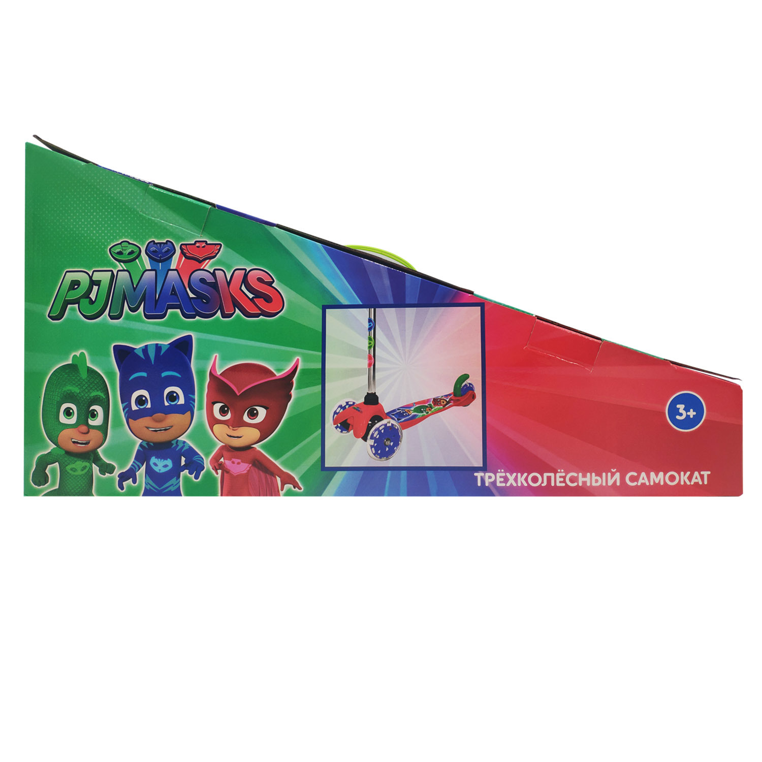 Самокат 1TOY PJ Masks 3 колесный Т15438Д - фото 2