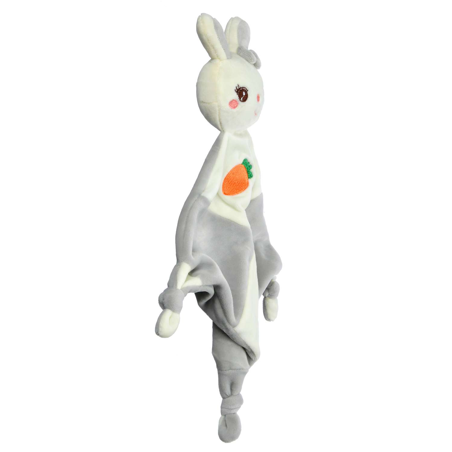 Игрушка-комфортер Uviton мягкая Кролик серый - фото 5
