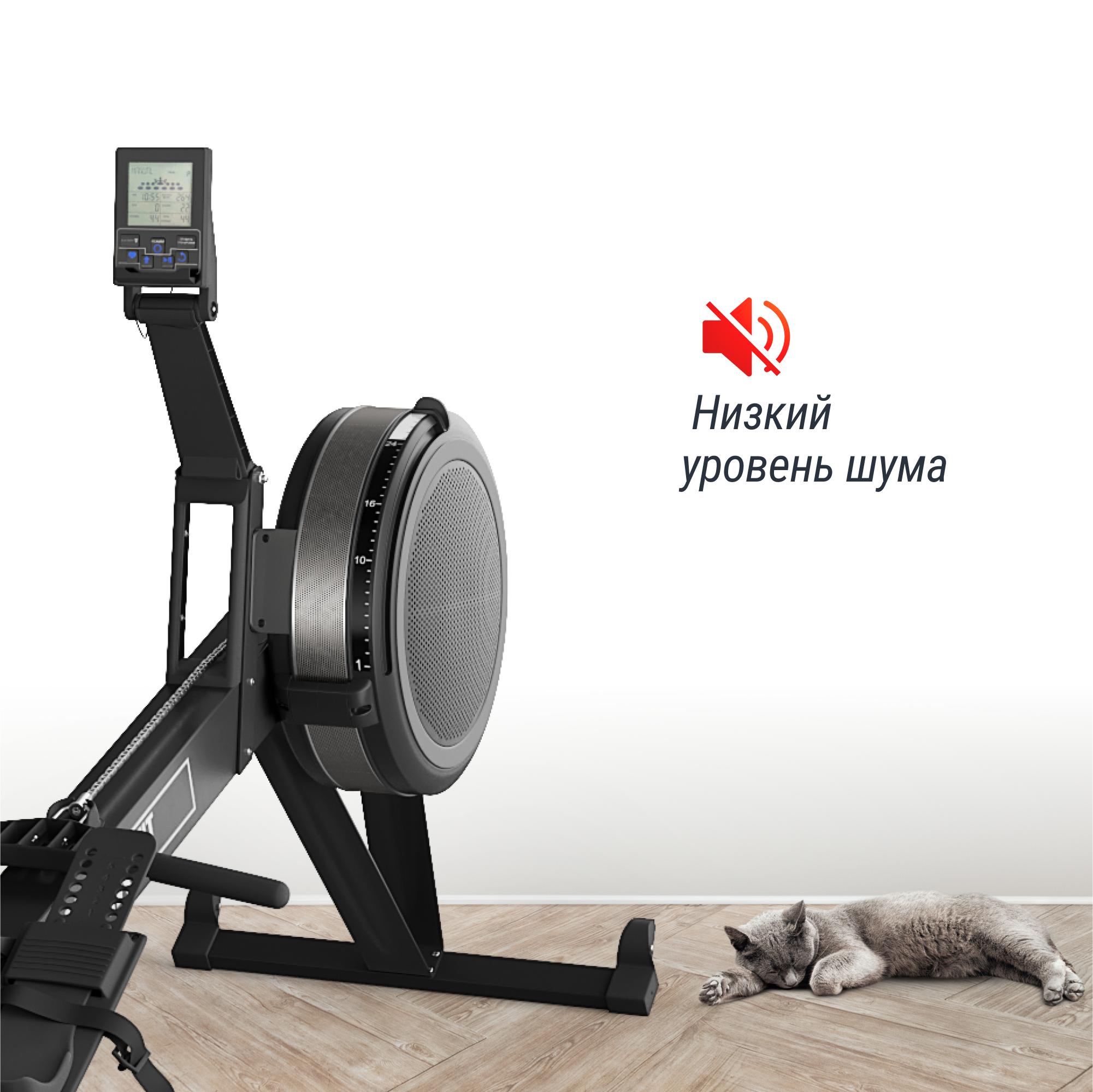 Гребной тренажер UNIX Fit Air Magnetic Rower-X - фото 10