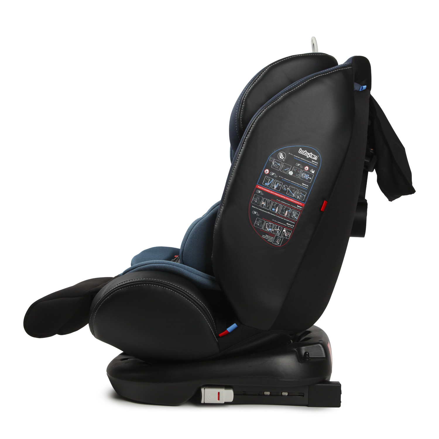 Автокресло Babyton Multi-Stage Black-Blue Isofix 0+/1/2/3 (0-36 кг) - фото 15