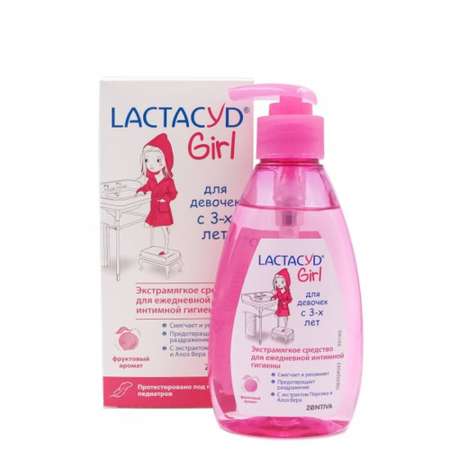 Гель Лактацид для девочек с 3-х лет (Lactacyd Girl), 200 мл