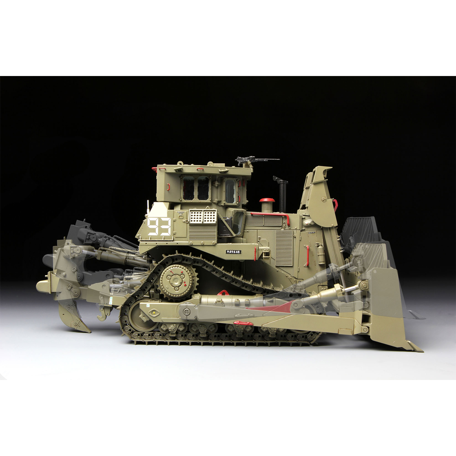 Сборная модель MENG SS-002 бульдозер D9R Armored Bulldozer 1/35 18467649222 - фото 8