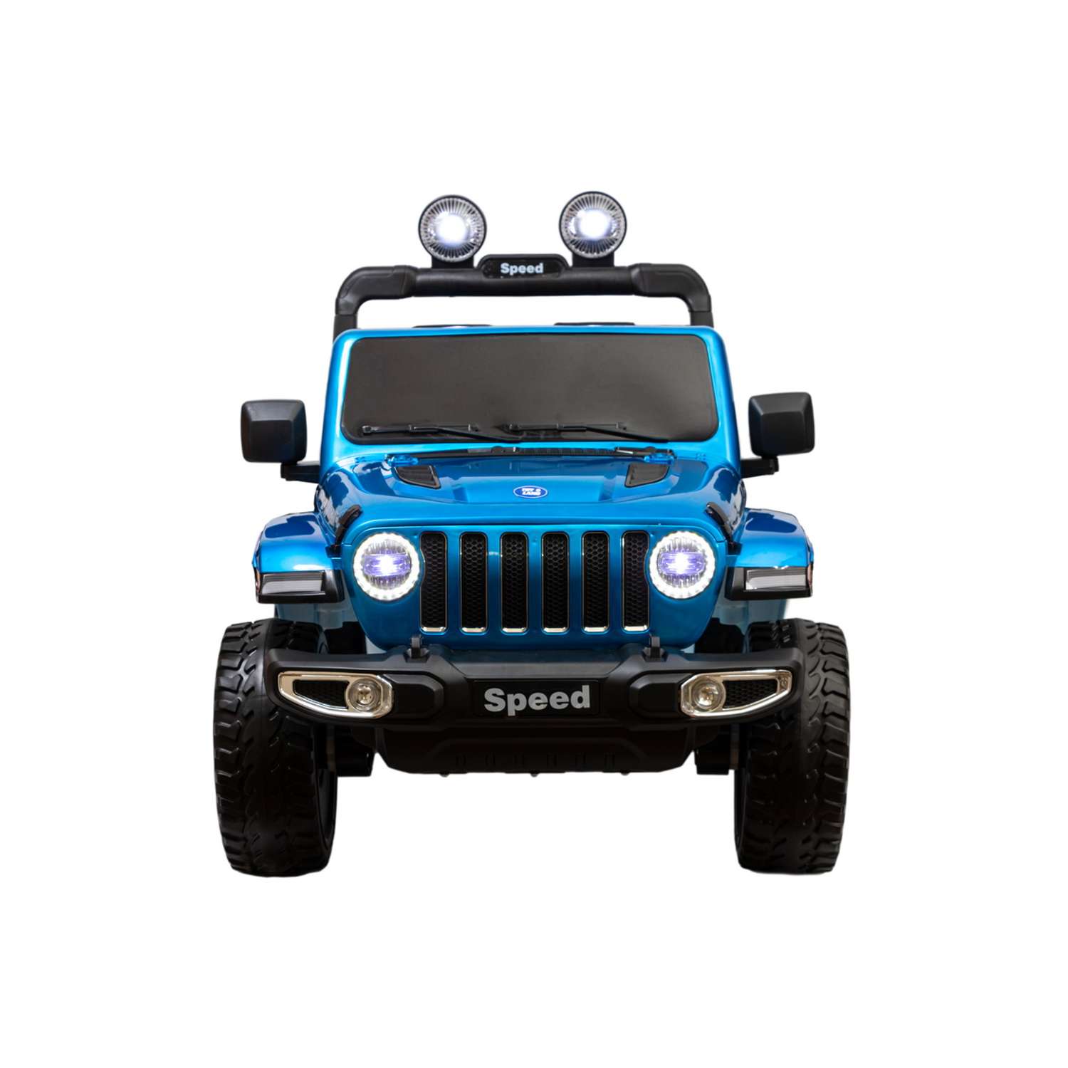 Электромобиль TOYLAND Джип Jeep Rubicon 5016 синий - фото 1
