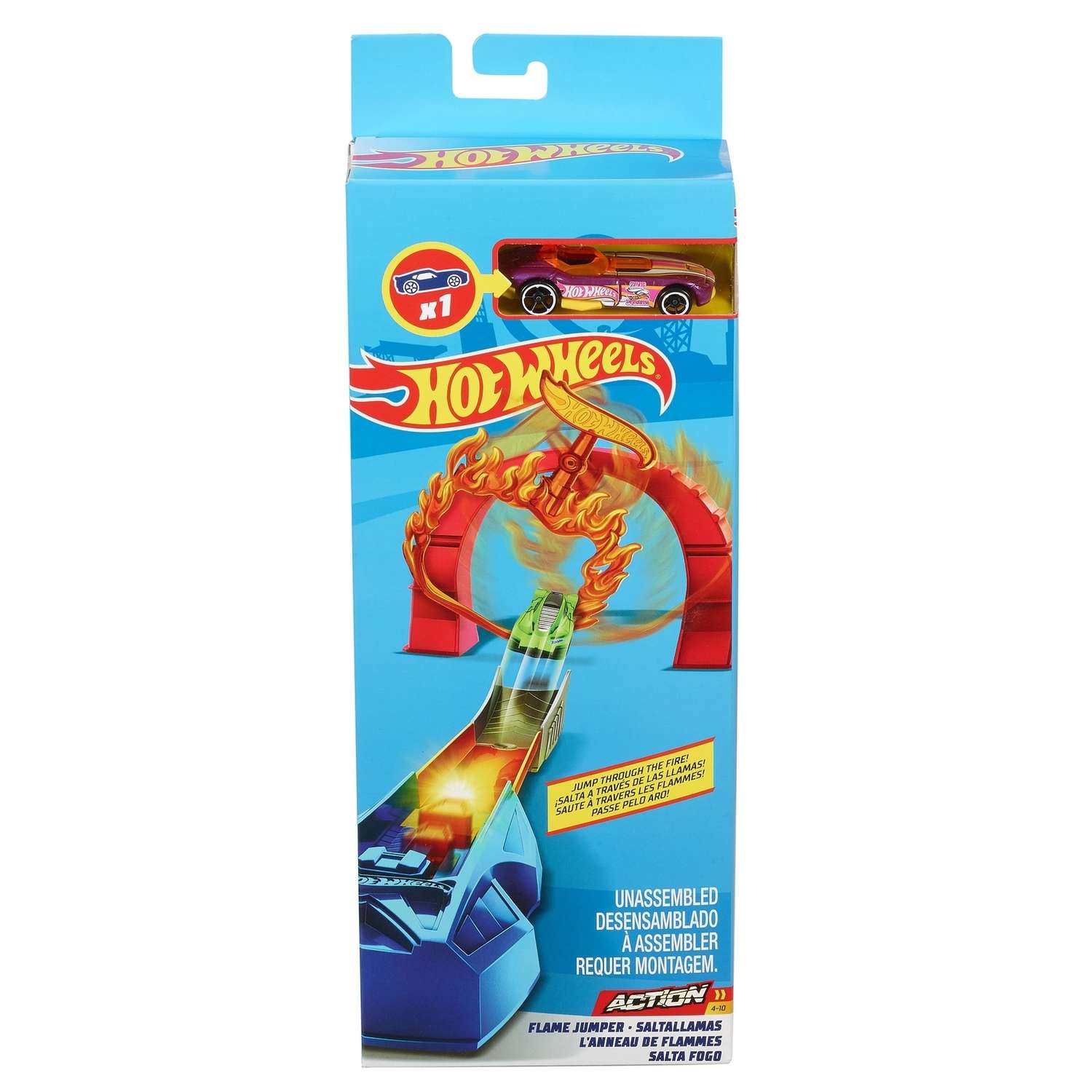 Набор игровой Hot Wheels Конструктор трасс Огненный прыжок 2 FWM87 FWM85 - фото 2