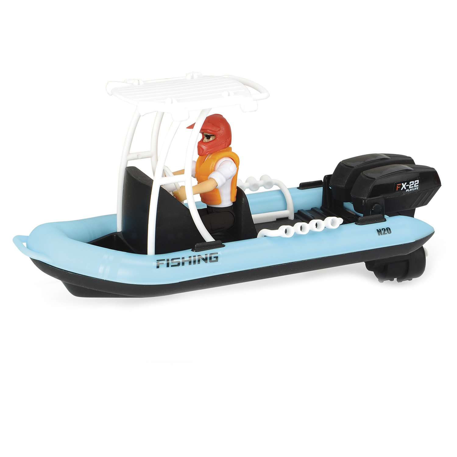 Лодка Dickie PlayLife рыбацкая с фигуркой и аксессуарами 3833004 3833004 - фото 4