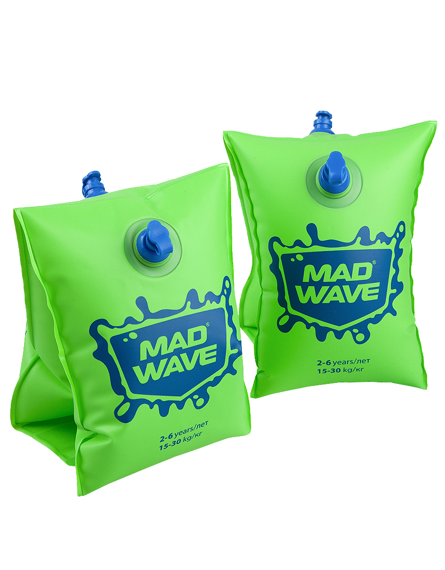Нарукавники Mad Wave 12+ years Green - фото 2