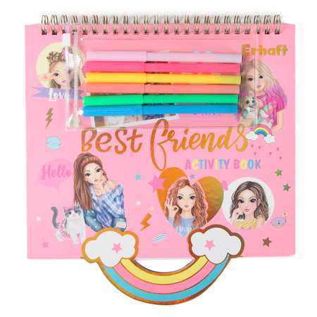 Скетчбук Erhaft Best friends +6фломастеров MF993356