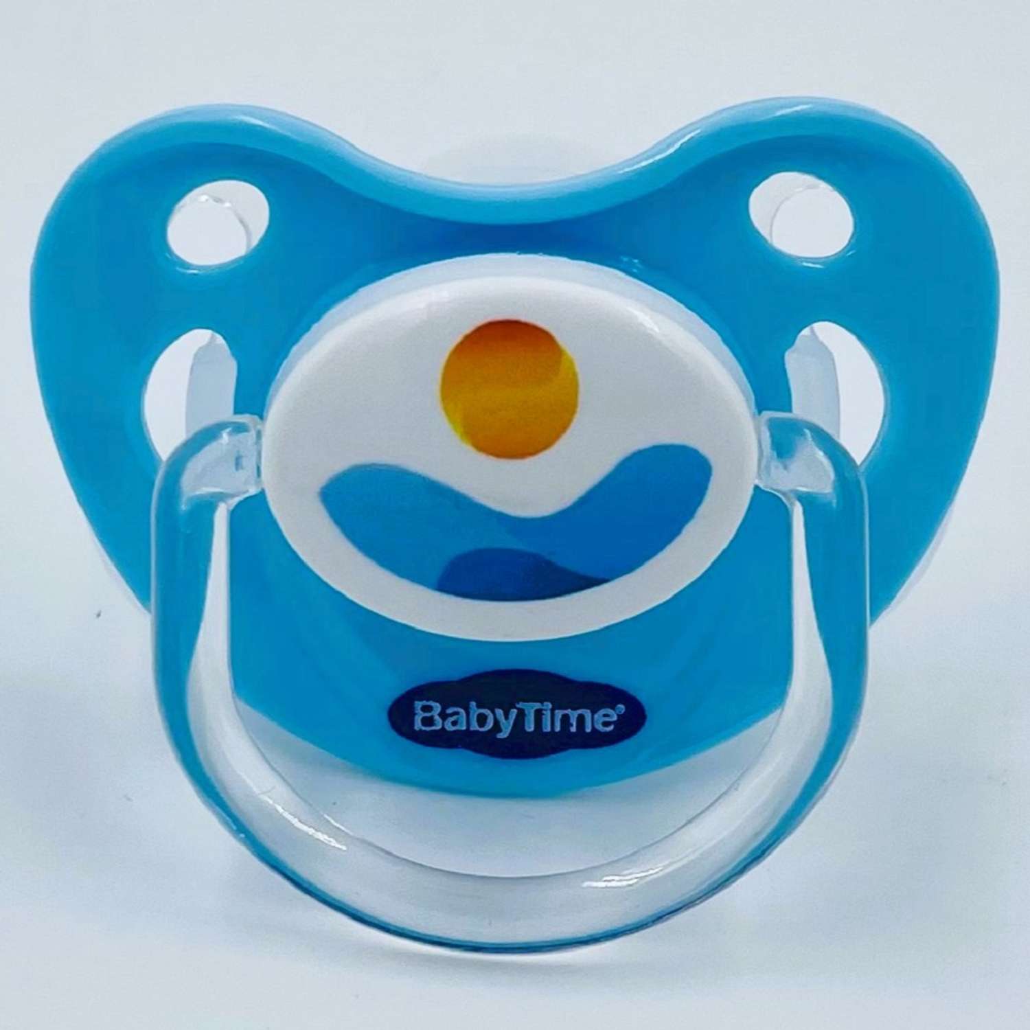 Соска-пустышка BabyTime ортодонтическая с защитным колпачком - фото 4